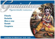 Vegetarinsk restaurace Govinda - Na hrzi 5 Praha 8-Libe